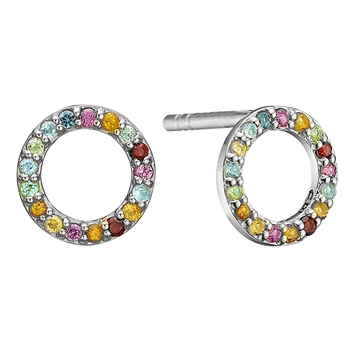 Christina Collect 925 sterling silver World Goals Beautiful stud earrings, also available in gold plated silver, model 671-S82